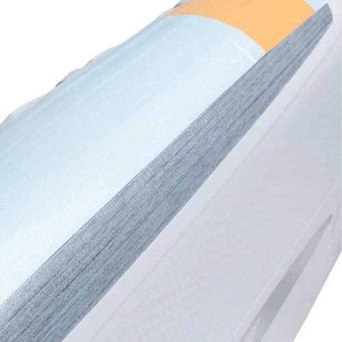 Air Core Composite material layers, rolled detail