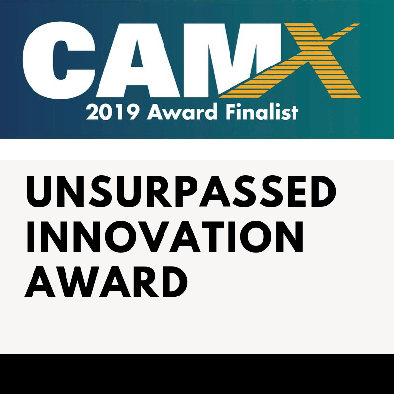 CAMX 2019 Unsurpassed Innovation Award Finalist badge